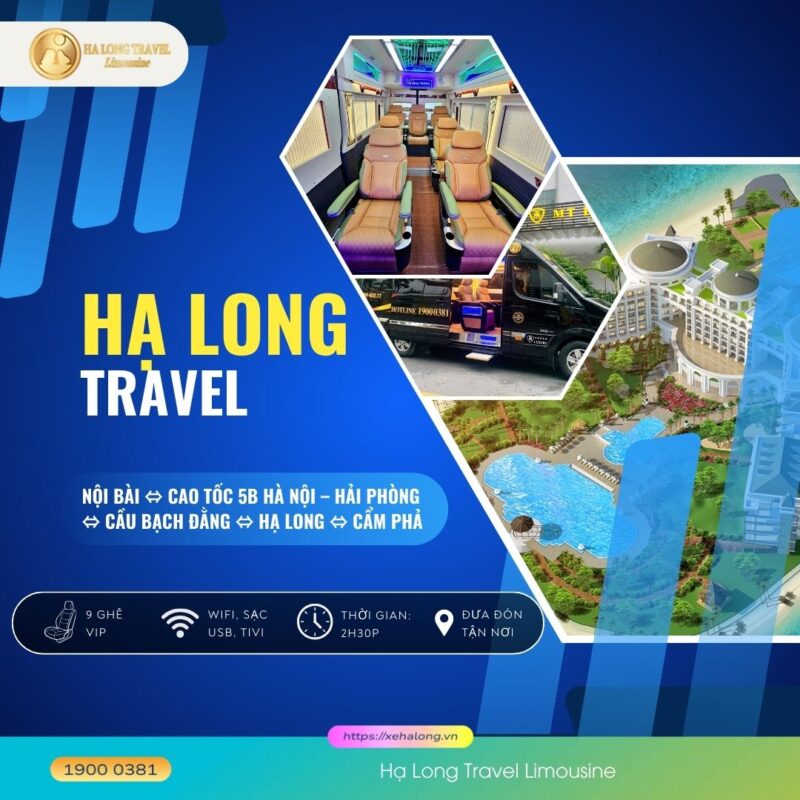 Xe limousine nào có dịch vụ đón tận nhà từ Hà Nội đi Hạ Long? 2 Hạ Long Travel Limousine